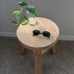 Ray-Ban Black and Gold Sunglasses